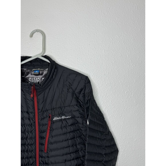 Eddie Bauer Black First Ascent Puffer Jacket StormDown 800 Mens Sz M RARE Sample - Picture 9 of 16
